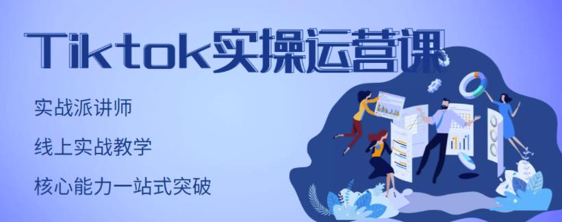 TikTok实操运营课，手把手账号实战，适合零基础Tiktok新人-天天资源网