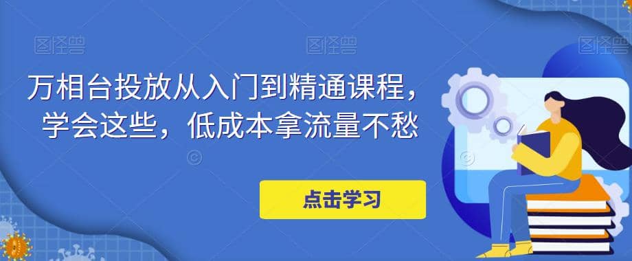 万相台投放·新手到精通课程，学会这些，低成本拿流量不愁-天天资源网