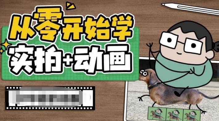 从零开始学实拍加动画，实拍加动画创意教程（49节视频课）-天天资源网