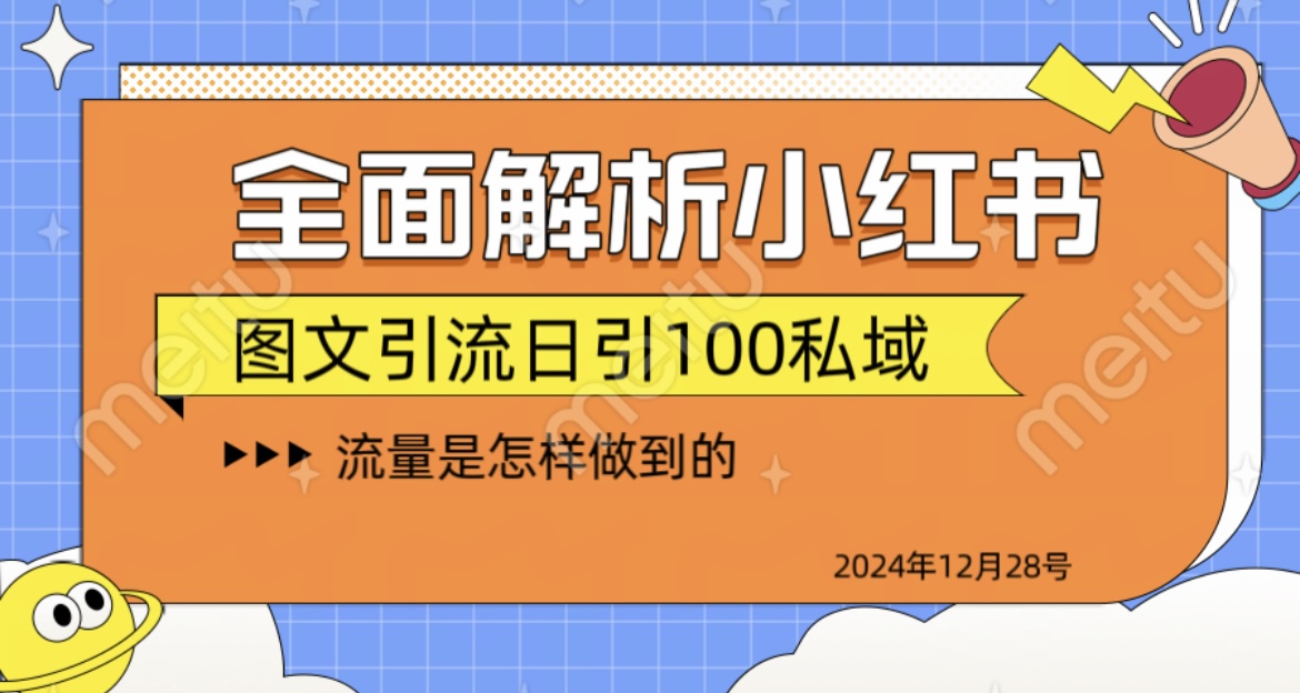 全面解析小红书图书引流日引100私域-天天资源网